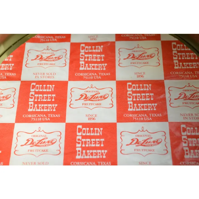 Collin Street Bakery 100 Years Delux Fruit Cake Tin - 7.125" Wide