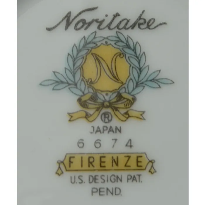 Noritake China - Creamer - Firenze Pattern - 6674