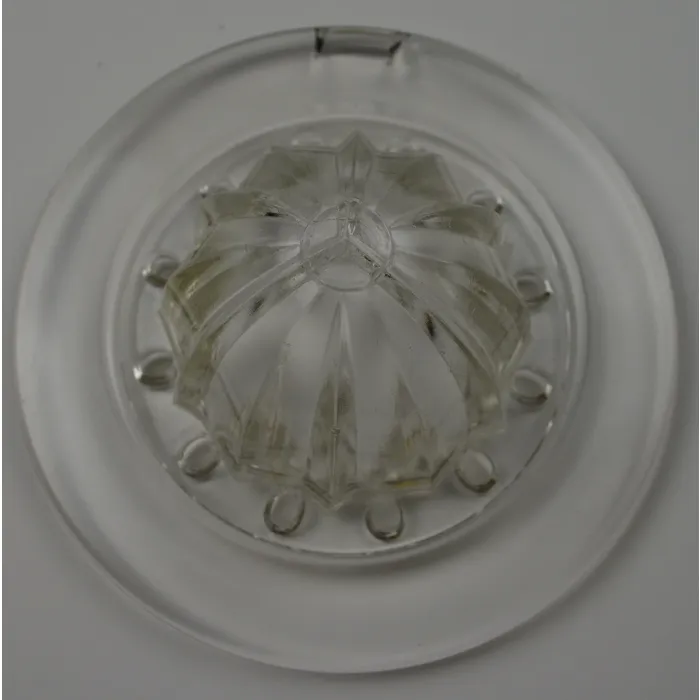 Vintage Clear Glass Reamer Juicer - 5.25" Round