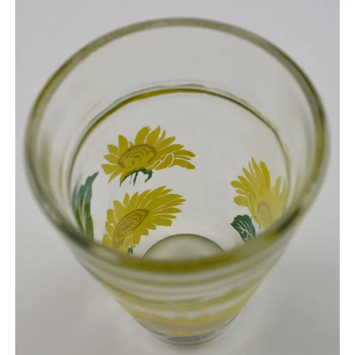 Anchor Glass (Anchor Hocking) - Golden Harvest Pattern - 16 Oz. Tumbler