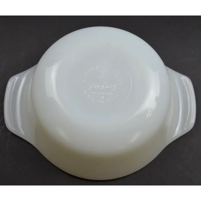 Anchor Hocking - Blue Flower Pattern - 12oz. Casserole Dish 472 - 5" Round