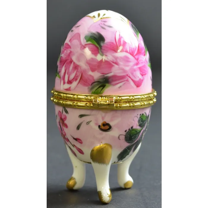 Baum Brothers Formalities Egg Shaped Tinket Box - 4" Tall