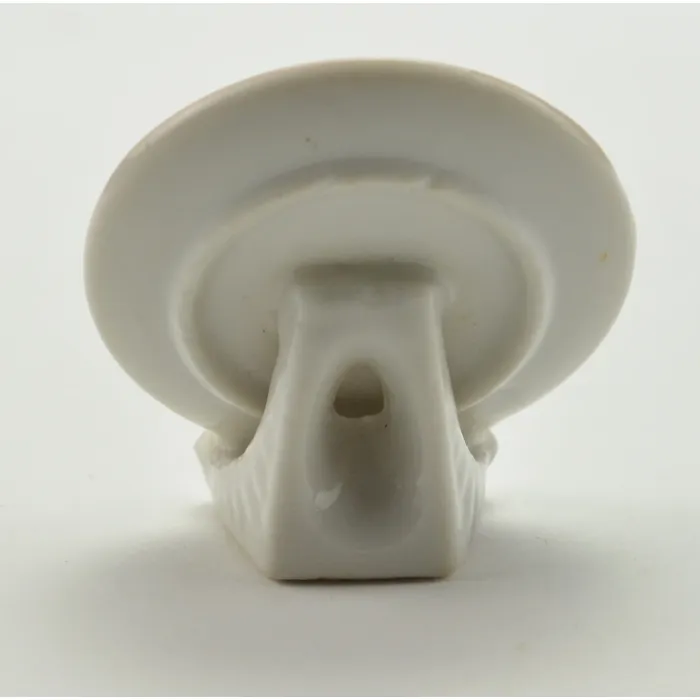 Occupied Japan Fruit Pattern Plate Figurine - 2" Tall