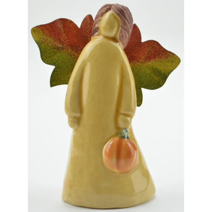Stoneware Fall Angel Figurines - 3 Piece Set