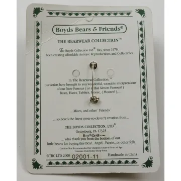 Boyds Bears Greatest F.O.B. On Earth -  Gizmo's Circus Tent Box