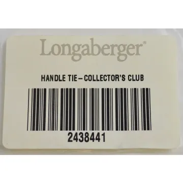 Longaberger Basket Collector's Club Handle Tie