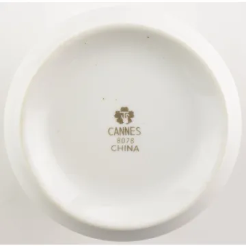 Sango - Cannes Pattern #: 8078 - Sugar Bowl (No Lid) - 3.5 Tall