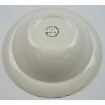 Metlox Vernon Ware - True Blue Pattern - Vegetable Bowl - Hand Painted