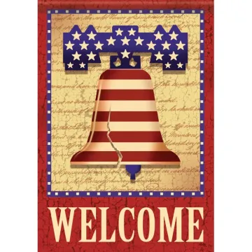 Carson FlagTrends - Dura Soft Large Flag - Patriotic Bell