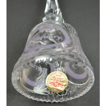 Artmark 24% Lead Crystal February Bell - 5.5 Tall
