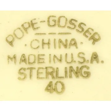 Pope Gosser - Princess Pattern - Bread & Butter Plate