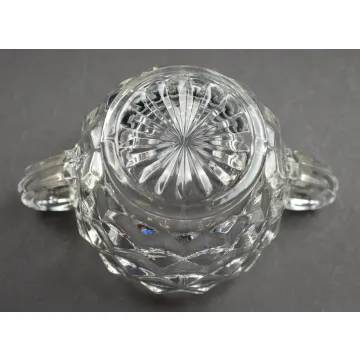 Fostoria American Clear Pattern - Open Sugar - 2.375 Tall