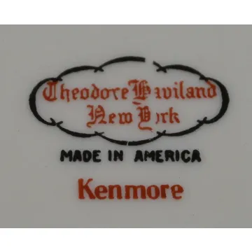 Theodore Haviland - Kenmore Pattern - Oval Vegetable Bowl - 9.625 Round