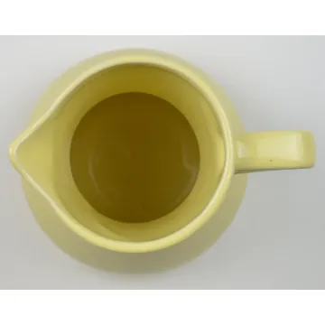 Brush Pottery No. 928 Yellow Coffee Pot - 7.75 Tall