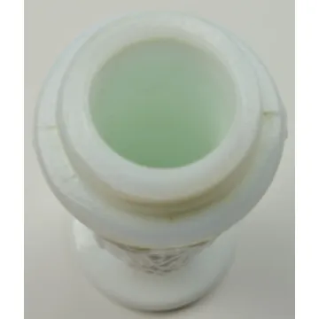 Indiana Glass - Harvest Milk Glass Pattern - Salt Shaker & Lid