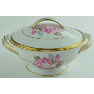 Noritake China - Rosetta Pattern - Lidded Sugar Bowl - 5285
