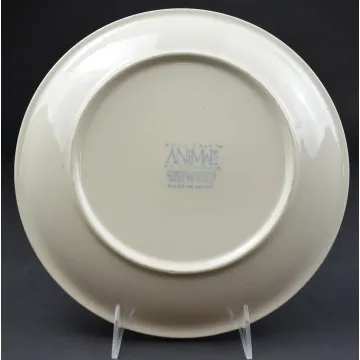 Tienshan Pottery Animals Pattern -  Rooster Dinner Plate - 10.25 Wide