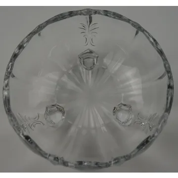 Fostoria Baroque Clear Pattern - Bon Bon Dish - 5.75 Round