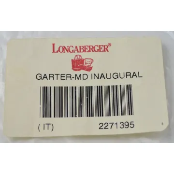 Longaberger Basket Medium Garter - Inaugural