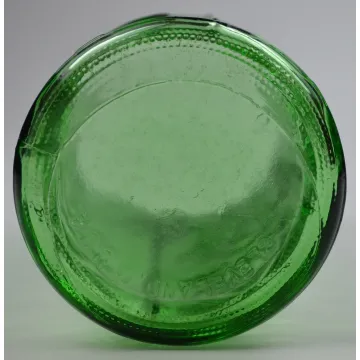 E. O. Brody Crisscross Pattern Green Vase - 8.625 Tall