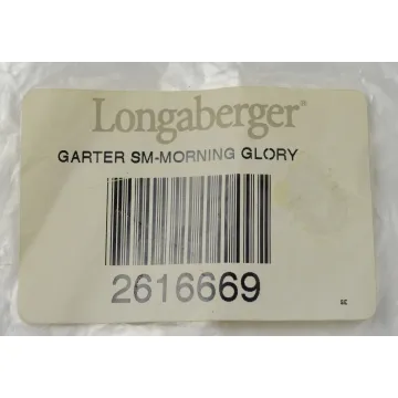 Longaberger Basket Small Garter - Morning Glory