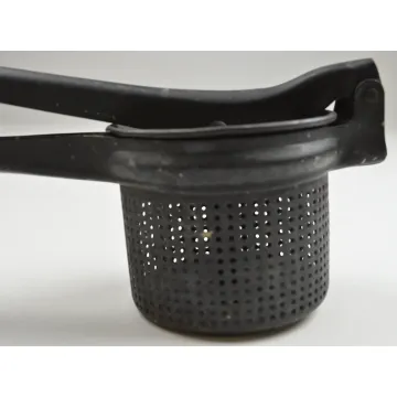 Vintage Potato Ricer - Black Metal - 10.75 Long