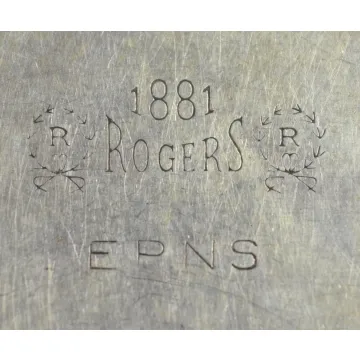 Rogers 1881 Sterling Silver  EPNS Baby Cup - 2.375 Tall