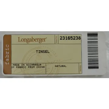 Longaberger Tinsel Basket Liner - Natural