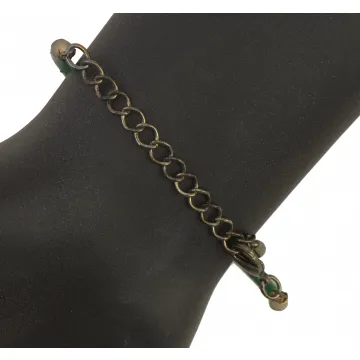 Fenton Collegiate Logo Leather Cord Bracelet - Notre Dame Milk Glass Bead
