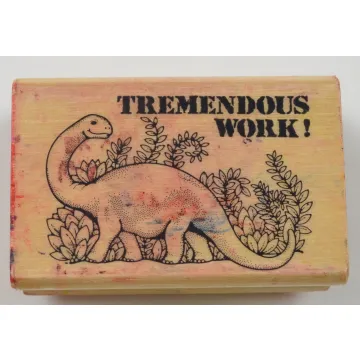 Wood Mounted Rubber Stamp By Hero Arts -  Tremendous Work !