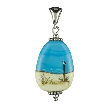 Fenton Art Glass - Pendant - Beach Horizon
