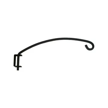Removable Wrought Iron Plant Hanger & Bracket - 15 Deep