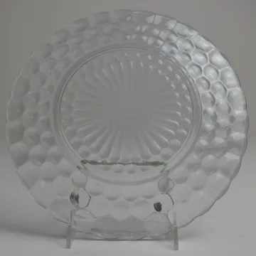 Anchor Hocking - Bubble Blue Pattern - Dinner Plater - 9.25 Round