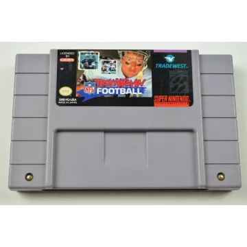 Super Nintendo (SNES) Game - Troy Aikman Football - Tradwest Sports 1994