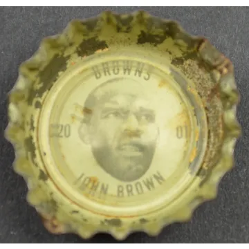 Coca Cola NFL Bottle Cap - Cleveland Browns - John Brown - Coke