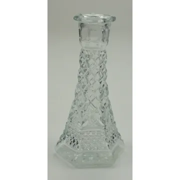 Anchor Hocking - Wexford Clear Pattern - Bud Vase - 6 Tall