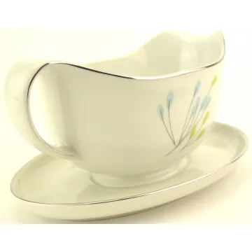 Vita Craft - Symphony Pattern - Gravy Boat With Attached Plate