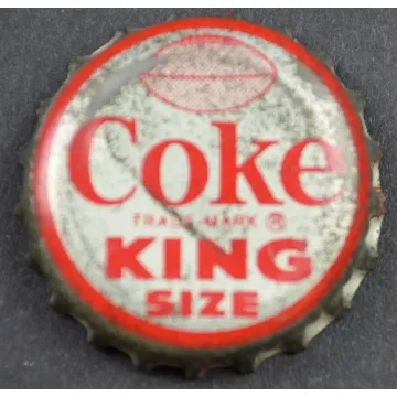 Coca Cola NFL All Stars Coke King Size Bottle Cap - Detroit Lions Dick Lane