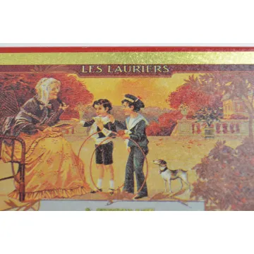 Nestle Beverage Company Les Lauriers 1993 Decorative Tin - 9.5 Wide