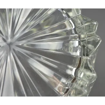 Mikasa Crystal - Wilshire Pattern - Ice Bucket With Tongs - 5.25 Tall