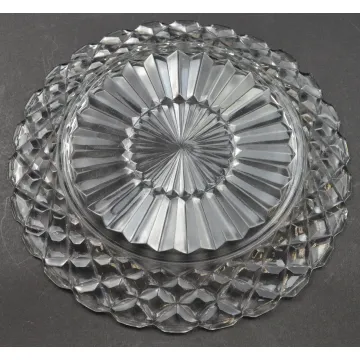 Anchor Hocking - Waterford Clear Pattern - Salad Plate - 7.25 Wide