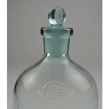 The Grassell Chemical Co. Glass Bottle With Stopper - 12.75