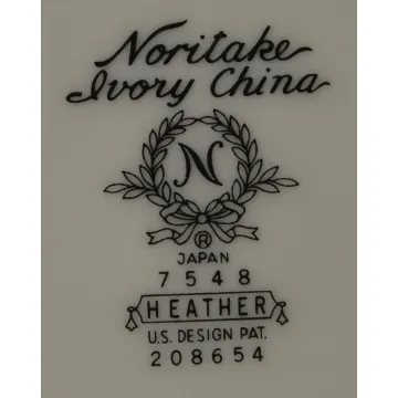 Noritake China - Bread & Butter Plate - Heather Pattern - 7548