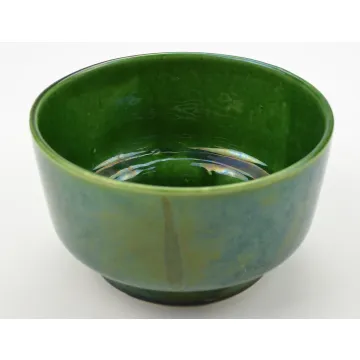 Ungemach Art Pottery Upco # 741 Green Planter - 7.75 Round
