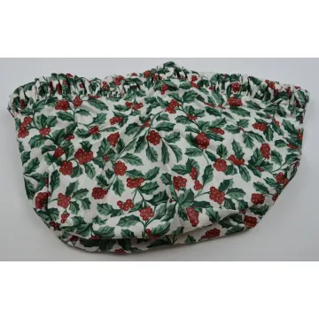 Longaberger Snowflake Basket Liner - Holly Berry