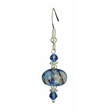 Fenton Art Glass - Bead Style Earrings - Amsterdam