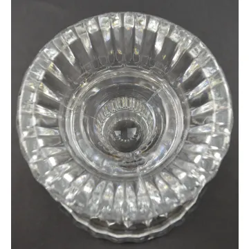 Gorham Crystal Clear Candlestick Holder / Votive - 4 Tall