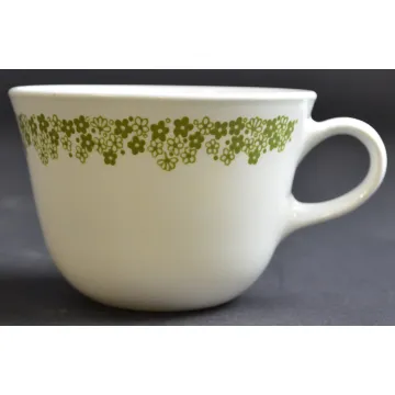 Corning Spring Blossom Pattern - Flat Cup - 2.625 Tall