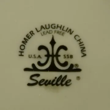 Homer Laughlin China - Bread Plate - Seville Pattern - Restaurant Ware