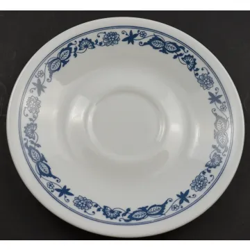 Corning - Corelle - Old Town Blue Pattern - Flat Cup Saucer - 6.25 Round